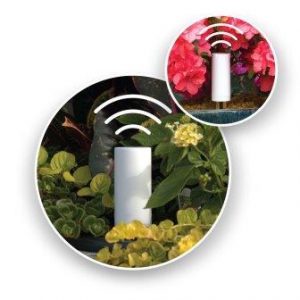 PlantLink Wireless Plant Sensor Indoors Outdoors. Monitors Soil Humidity and Sends Alerts When Plants Need Water