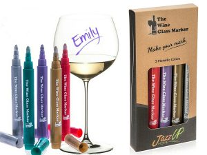 Wine Glass Markers - (Set of 5 Wine Markers)